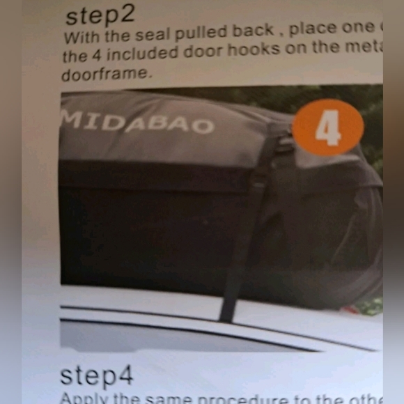 Midabao heavy duty cargo rooftop bag - Picture 4 of 7
